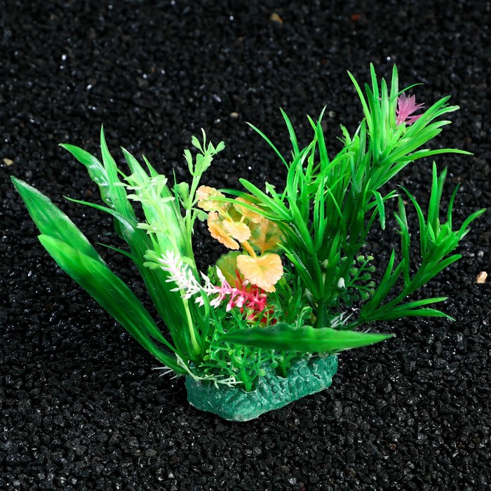 Растение искусственное аквариумное, 12 см