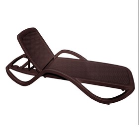 

Шезлонг "CAPRI" Wenge, плетеный, шоколад