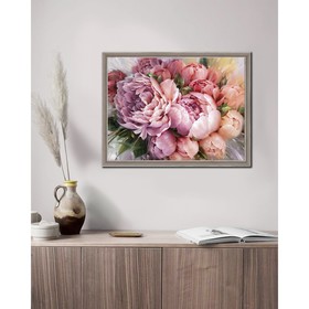 

Картина "Королевские пионы 1" 40/50 рама 45-230Т