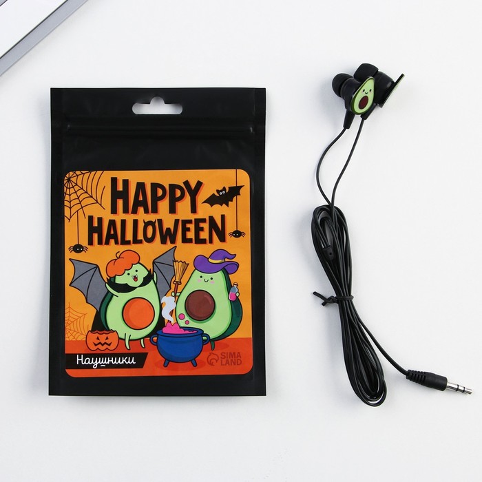 фото Наушники в пакете "happy helloween", модель vbt 1.1, 10 х 15 см like me