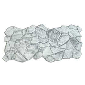 Панель ПВХ Камни, Песчаник графитовый, 980х480мм.