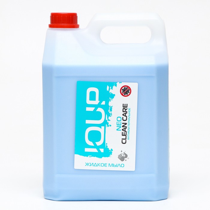 Антибактериальное жидкое мыло IQUP Clean Care NEO, голубое ПНД 5 л