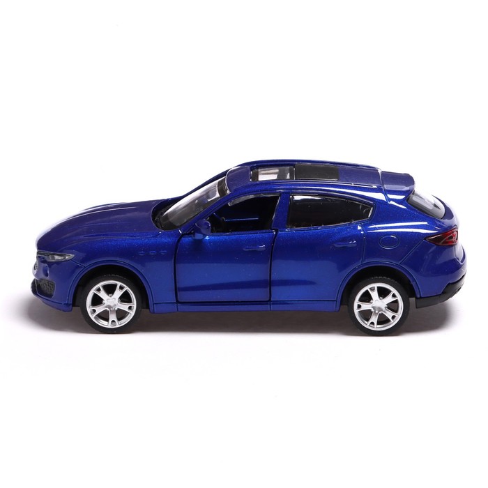 

Машина металлическая MASERATI LEVANTE, 1:43, инерция, открываются двери, цвет синий