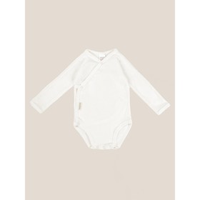 

Боди детское с длинным рукавом Amarobaby Animals Лисичка, молочный, размер 68