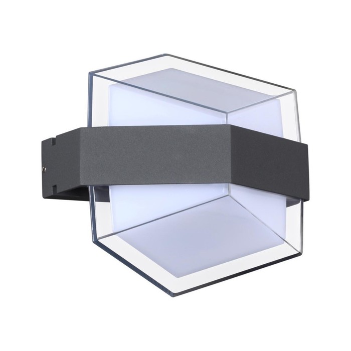 Светильник KAIMAS, 1x12Вт LED, 4000K, 1020лм, IP54, цвет серый