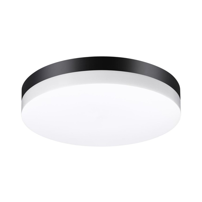 цена Светильник Opal, 1x30Вт LED, 4000K, 2800лм, IP54, цвет чёрный