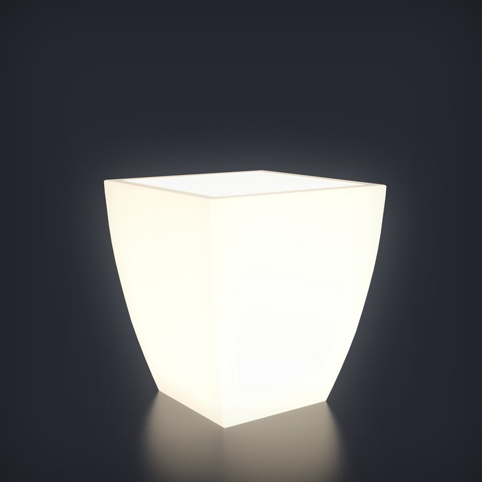 

Светодиодное кашпо Linea S, 52 × 76 × 52 см, IP65, 220 В, свечение RGB