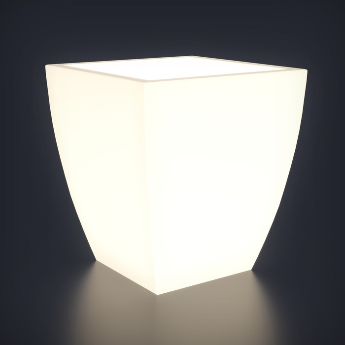

Светодиодное кашпо Linea L, 72 × 136 × 72 см, IP65, 220 В, свечение RGB