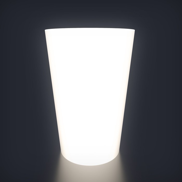 фото Светодиодная фигура светящийся стол "conos", 72x110 см, 240в, ip65, белый pillars