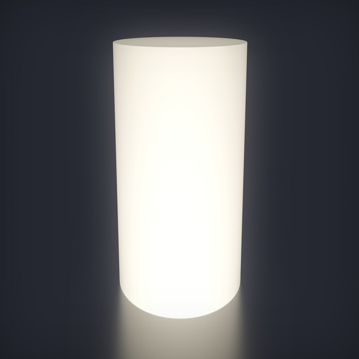 фото Светодиодная фигура светящийся стол "alto", 60x110 см, 240в, ip65, белый pillars