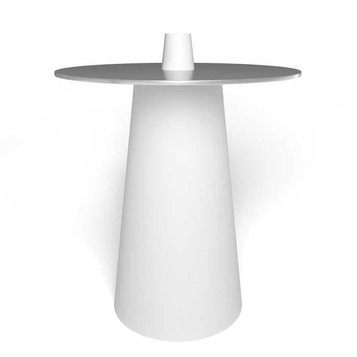 фото Светодиодный стол saucer, 80 × 110 × 80 см, ip65, 220 в, свечение белое pillars