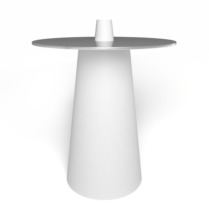 фото Светодиодный стол saucer, 80 × 110 × 80 см, ip65, аккумулятор, свечение rgb pillars