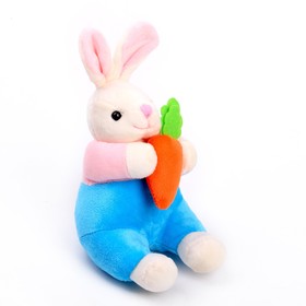 

Мягкая игрушка «Кролик с морковкой», 15 см