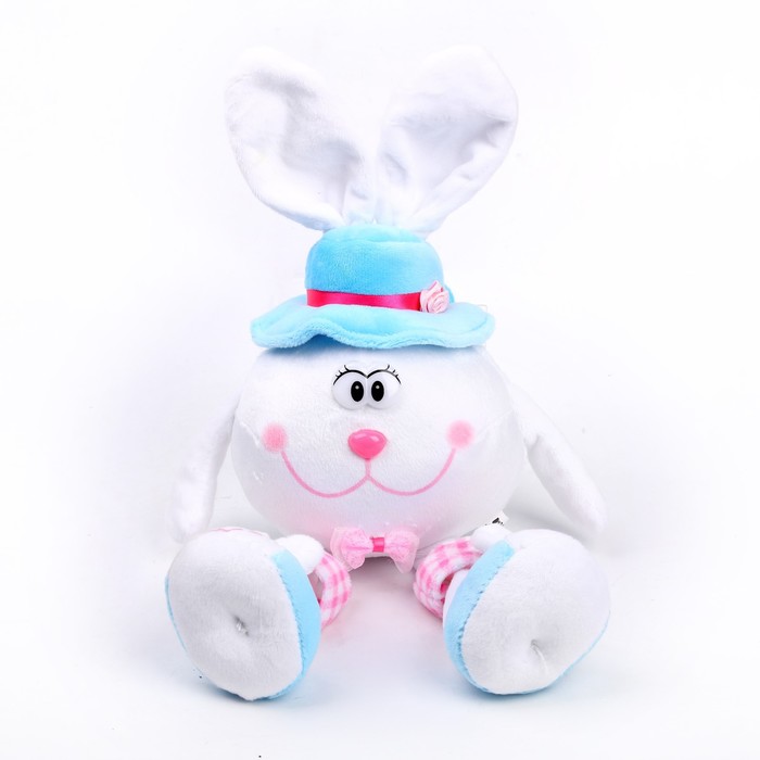 Мягкая игрушка «Кролик», стоит, 25 см, цвет белый мягкая игрушка кролик из майнкрафт 25 см