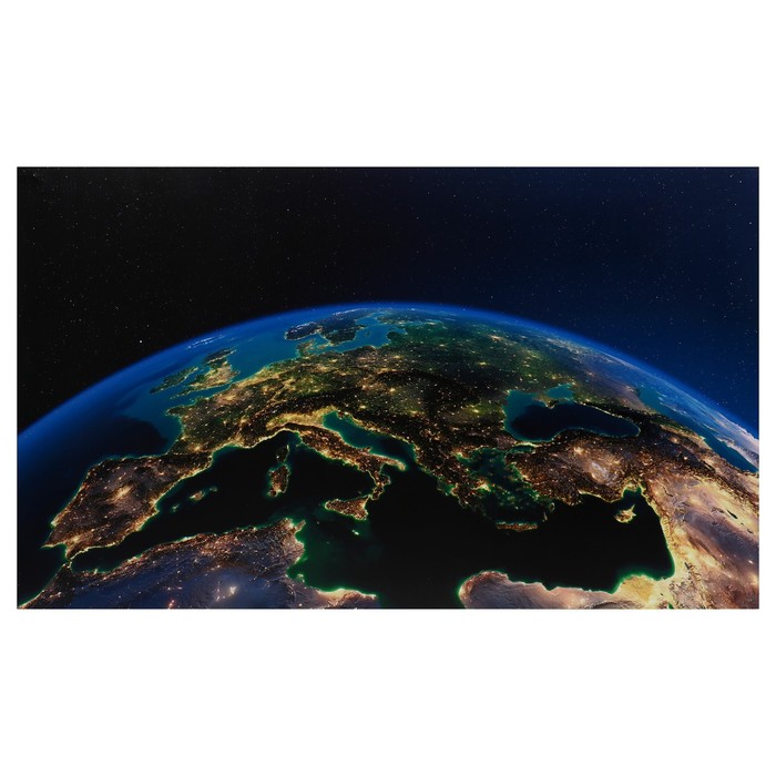 Картина-холст на подрамнике Планета Земля 60х100 см