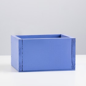 

Кашпо деревянное 14×12.5×8.3 см Элегант, фиолетовый Дарим Красиво
