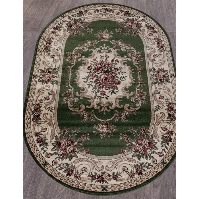 

Ковёр овальный Merinos Colizey, размер 200x400 см, цвет green