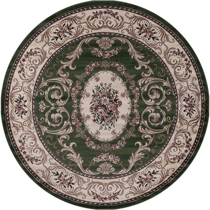 

Ковёр круглый Colizey D066, размер 200x200 см, цвет green
