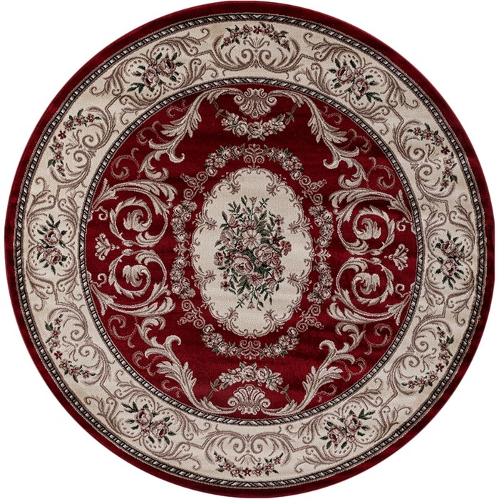 

Ковёр круглый Colizey D066, размер 200x200 см, цвет red