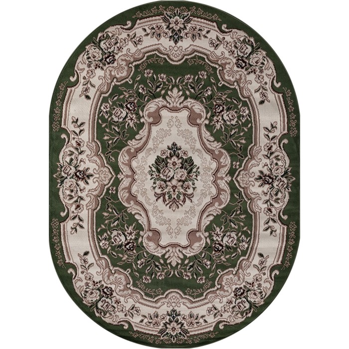 

Ковер овальный GAVANA D017, размер 80x150 см, цвет green