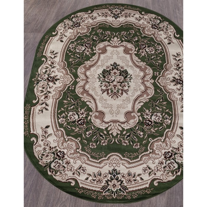 

Ковер овальный GAVANA D017, размер 150x400 см, цвет green