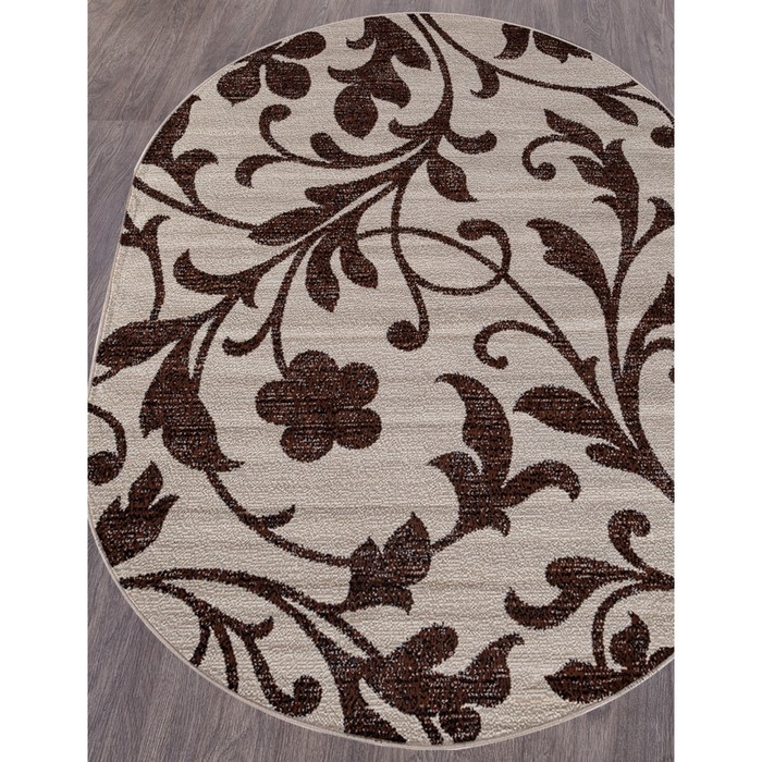 

Ковер овальный GAVANA D184, размер 250x400 см, цвет beige