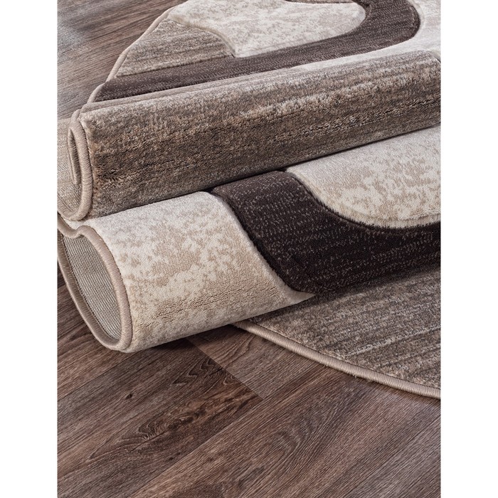 

Ковер овальный MEGA CARVING D465, размер 200x400 см, цвет beige
