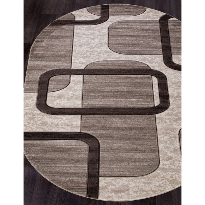 

Ковёр овальный Mega Carving D465, размер 300x400 см, цвет beige