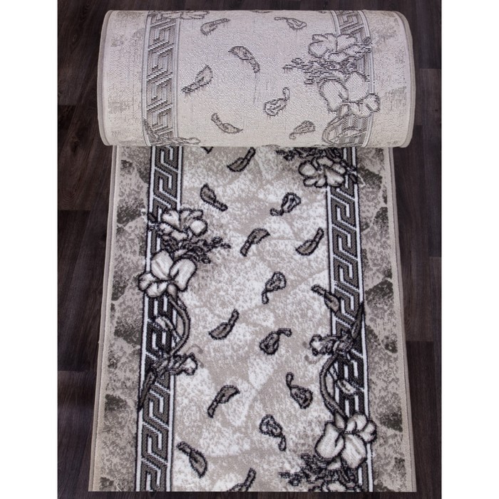 

Ковровая дорожка SILVER D201, размер 120x3000 см, цвет gray