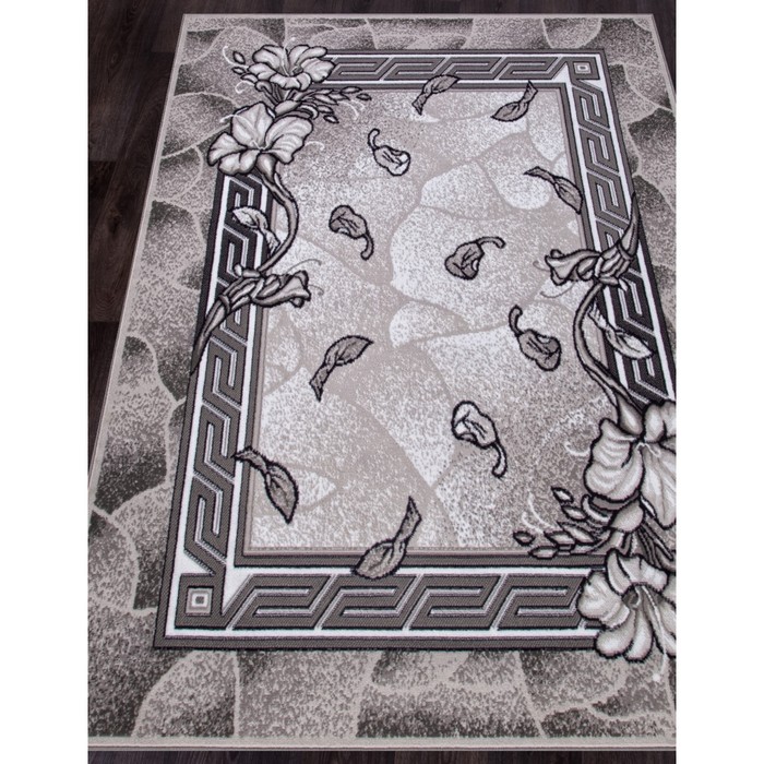 

Ковер прямоугольный SILVER D201, размер 180x450 см, цвет gray