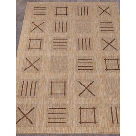 

Ковер прямоугольный VEGAS S003, размер 140x200 см, цвет beige-brown