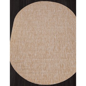 

Ковер овальный VEGAS S008, размер 200x290 см, цвет beige