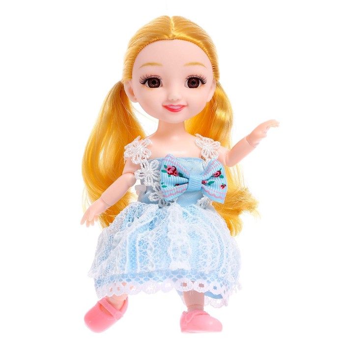 Кукла шарнирная «Есения» в платье, блондинка