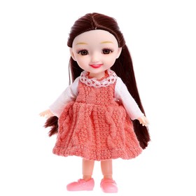 Кукла шарнирная «Есения» в платье, брюнетка Ош