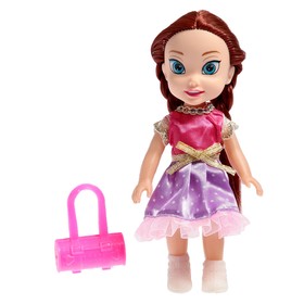 

Кукла «Валерия», в пакете, фиолетово-розовое платье