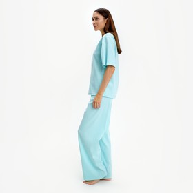 

Комплект женский (футболка и брюки) KAFTAN Basic р. 48-50, бирюзовый