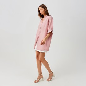 

Рубашка женская MINAKU: Casual collection цвет розовый, р-р 52