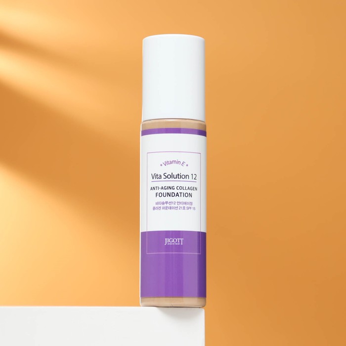 

Тональный крем "JIGOTT" Vita Solution Anti-Aging Collagen Foundation, тон 21, 100 мл