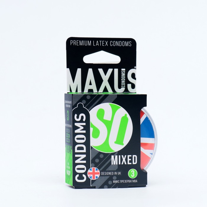 фото Презервативы набор maxus mixed, 3 шт