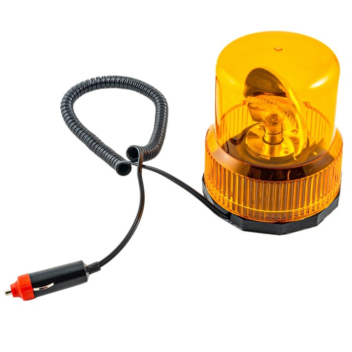 фото Маяк сигнальный с магнитом, лампа 24в, 10вт, форма цилиндр топавто