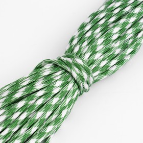 

Паракорд, 30 м, толщина - 4 мм, тип - IIA, зелено-белый