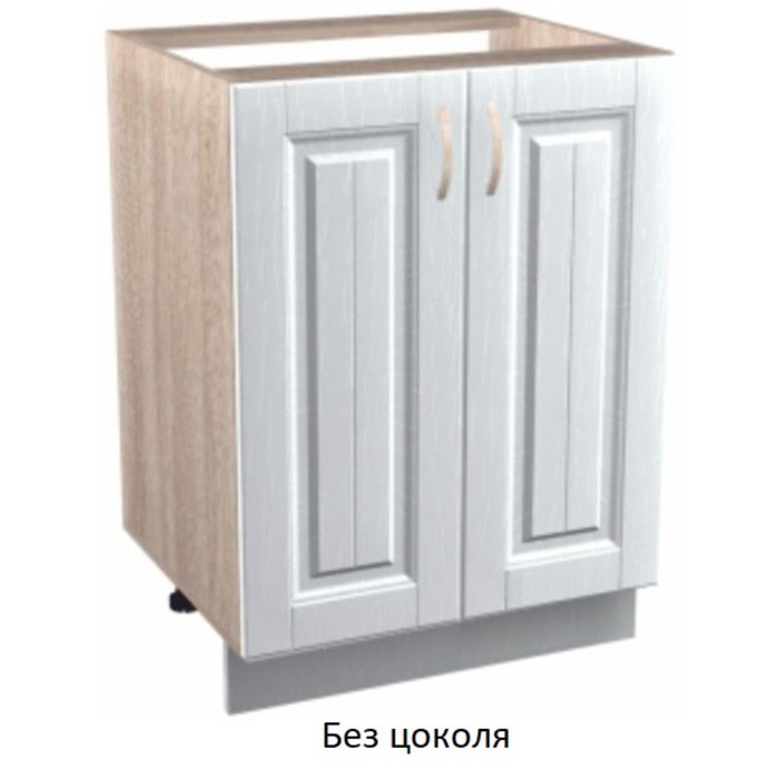 

Шкаф напольный Кантри 600х510х820 Дуб молочный/Белый