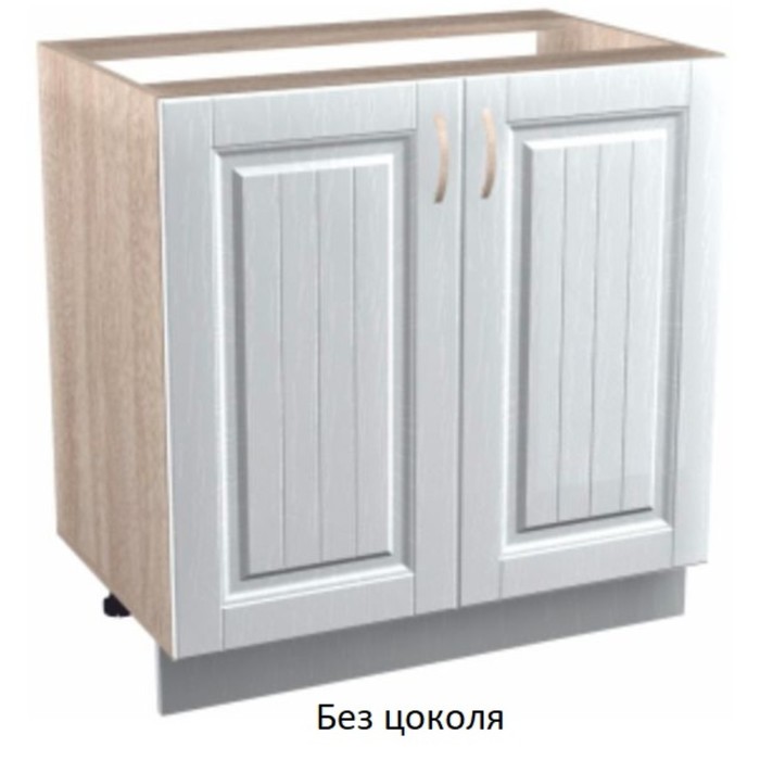

Шкаф напольный Кантри 800х510х820 Дуб молочный/Белый