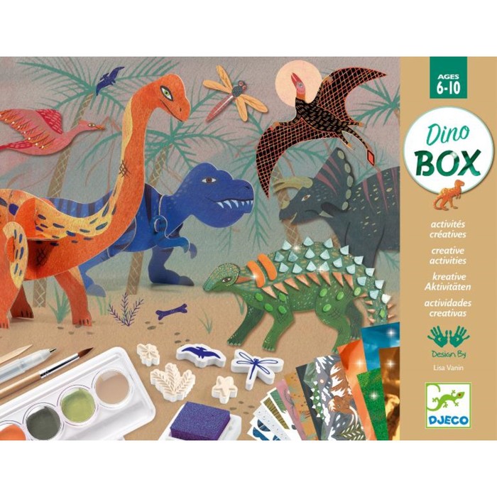 фото Набор для творчества djeco dino box