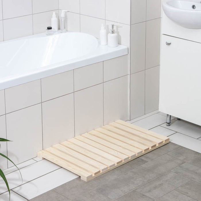 

Решётка в ванную комнату под ноги, 70×42×3 см