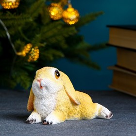 

Фигура "Кролик отдыхает" рыжий, 7х12х7см