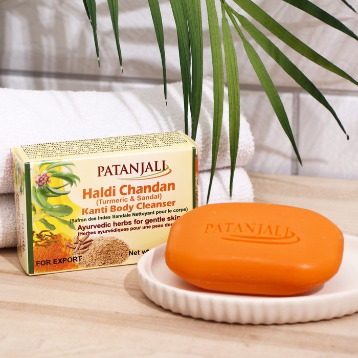 фото Мыло патанджали куркума и сандал, 75 г patanjali