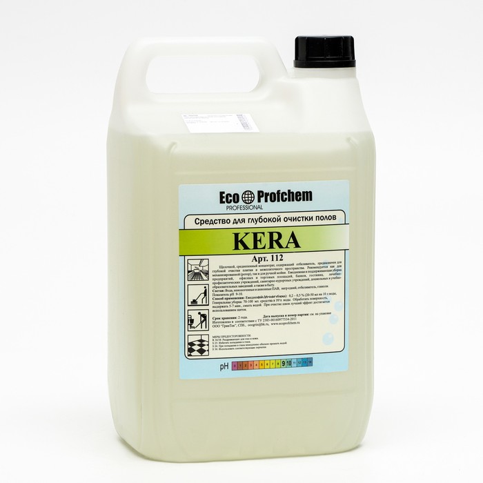 Отбеливающий концентрат KERA, для глубокой очистки плитки, 5 л