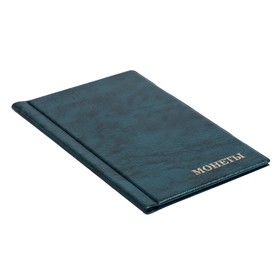 

Альбом для монет 125 х 185 мм Calligrata, на 120 монет, ячейка 35 х 35 мм, обложка искусственная кожа, МИКС