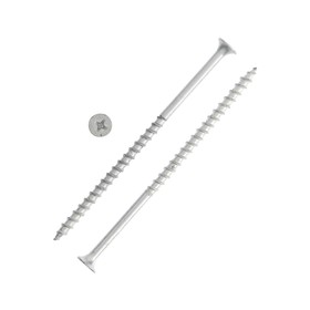 

Саморез 4,8х100, потай, крупная резьба,шлиц PH, белый цинк, 1500 шт, 12 кг